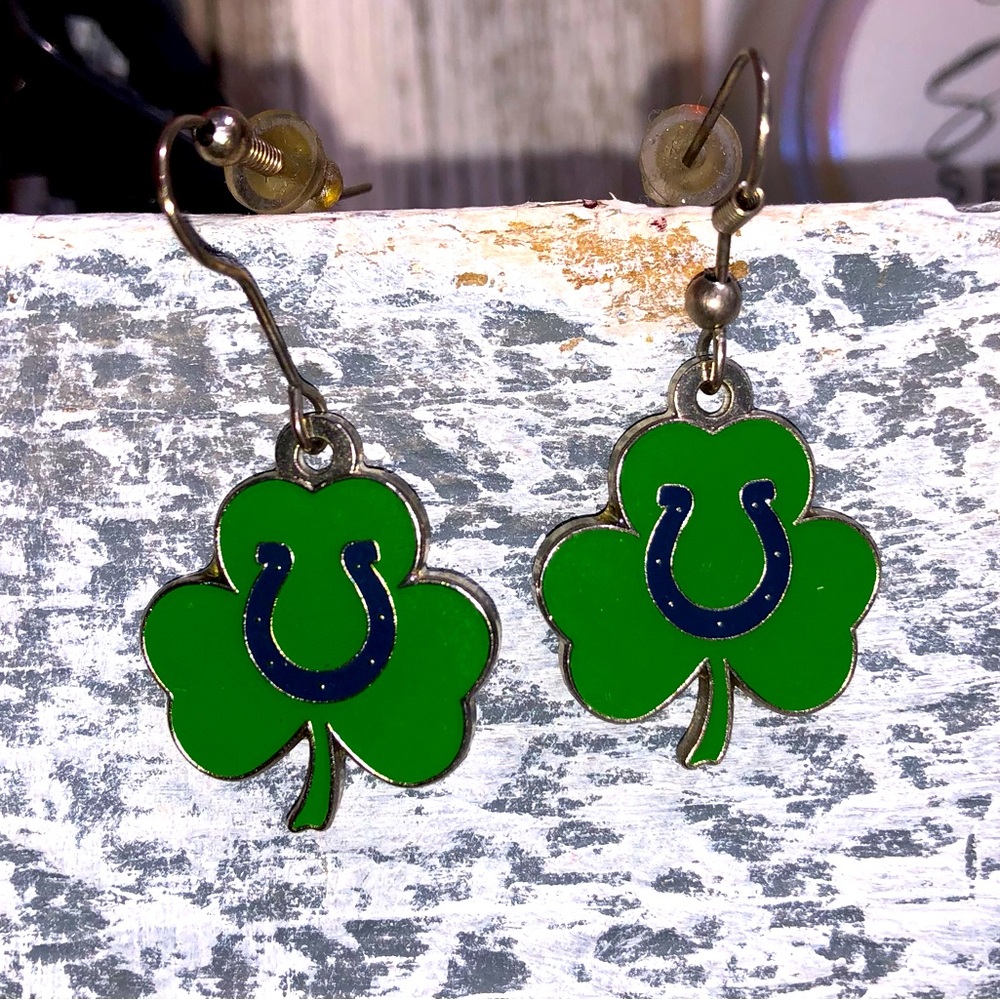 Colts earrings